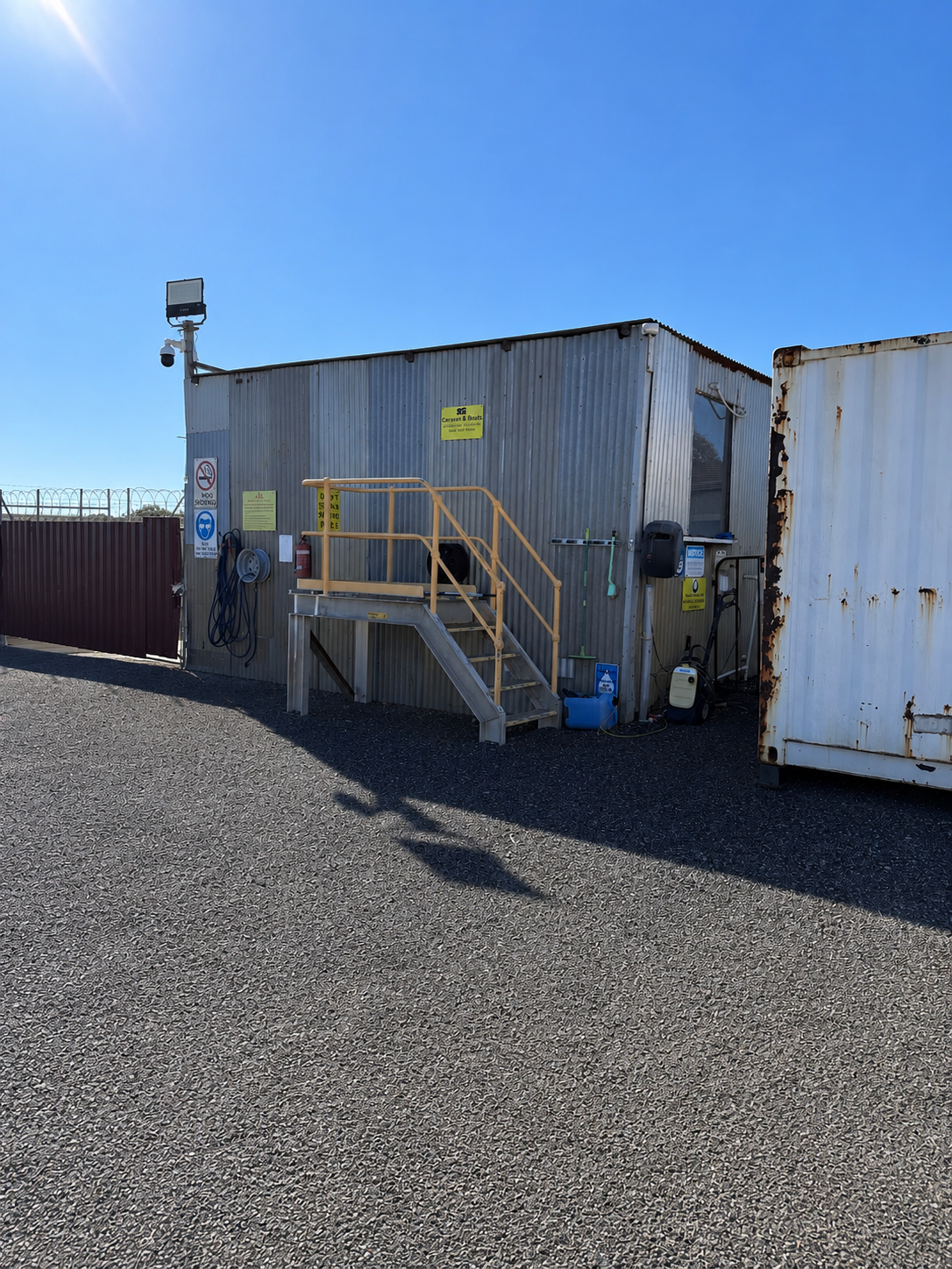 Onsite caretaker office and amenities building at Latitude 32 Storage Wattleup Perth