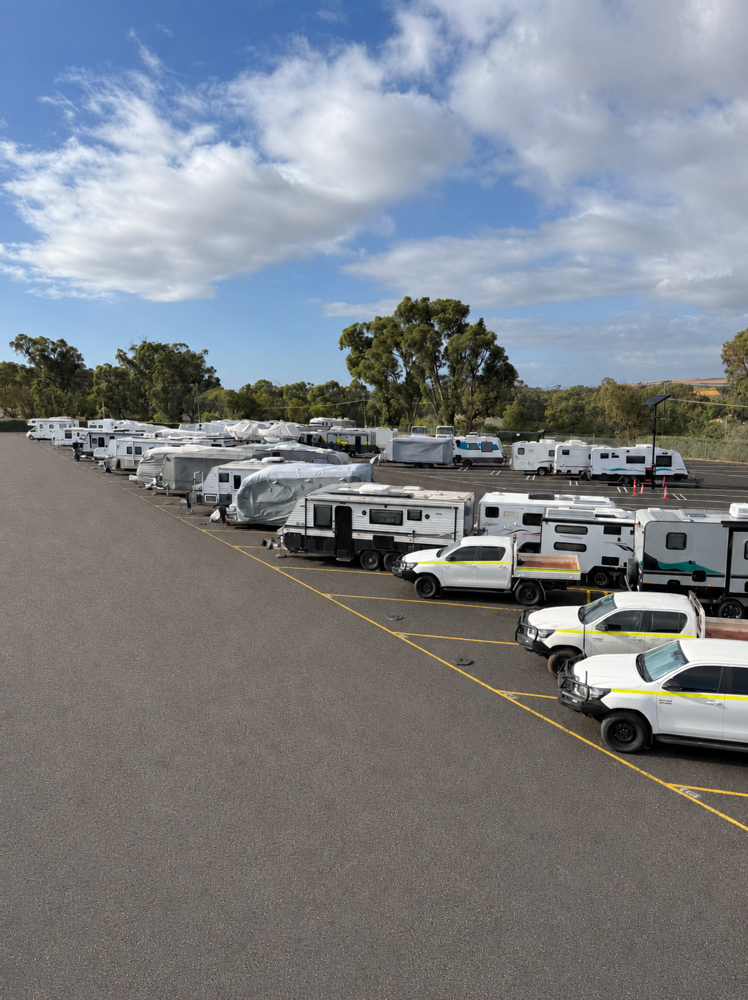 Aerial view of Latitude 32 Storage facility